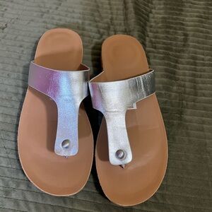 Silver FitFlop Sandals - Excellent Condition